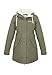 Produktbild Regenliebe Damen Regenmantel Friesennerz mit Teddyfleece gefüttert, Größe:38, Farbe:oliv