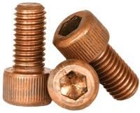 Socket Head Cap Screw, 5/16-18 x 5/8", Silicon Bronze, Hex Socket (Quantity: 1000) Coarse Thread, 5/16 inch Hexagonal Allen Bolt, Length: 5/8 inch, Full Thread