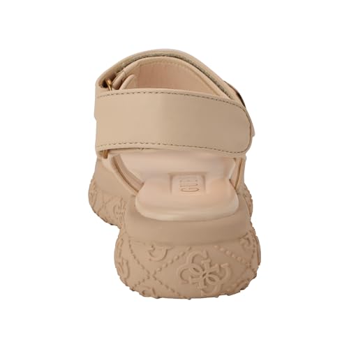Guess Women's LANARA Sandal, Ivory 150, 93