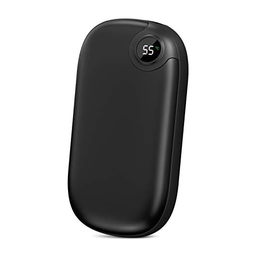 Flintronic Scaldamani Ricaricabile 2 In 1: Power Bank 5000 MAh E Scalda Mani Elettrico Con 3 Livelli Di Calore, Per Outdoor Ed Escursionismo