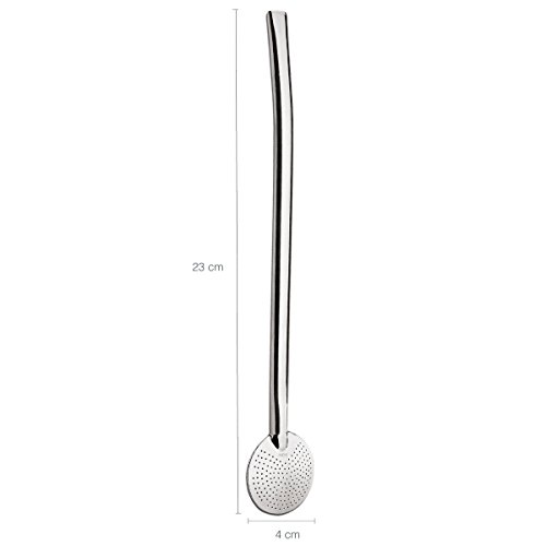 Bomba 23cm Inteira Lisa Para Chimarrão Mate Tererê, Zanline