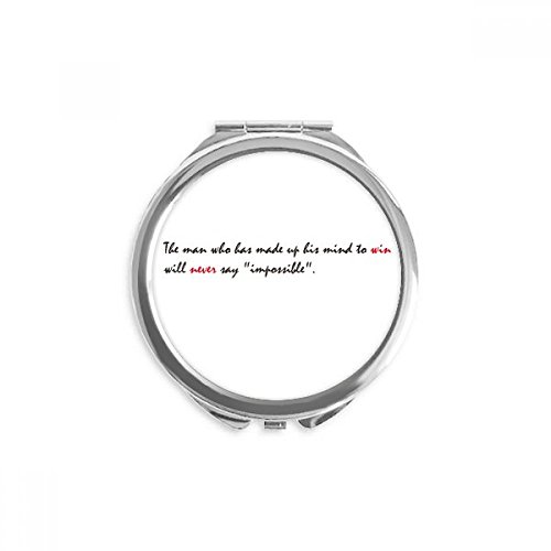 Miroir rond maquillage de poche pour vos retouches en déplacement