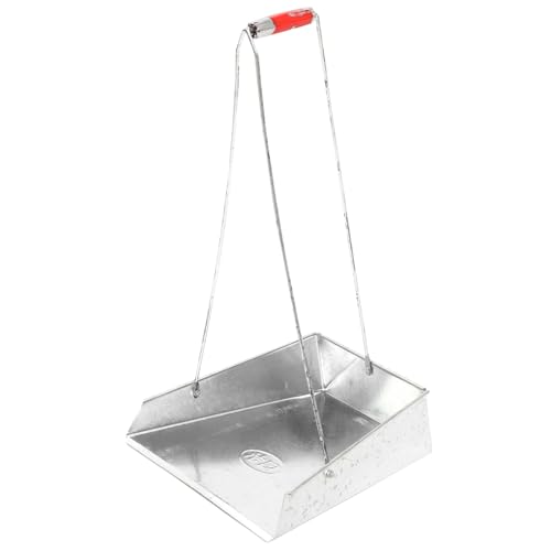 TEHAUX 属製手提式ゴミシャベル 厚手耐久ダストパン 家用掃除便利ツール 隅のゴミ収集に すき間対応クリーン用品