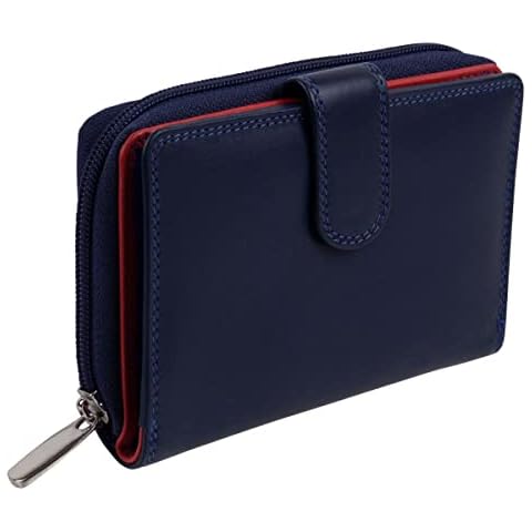 Golunski Leather Navy Multi Purse Wallet Cover