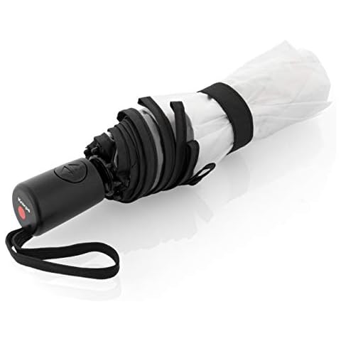 Knirps Taschenschirm A.200 Medium Duomatic - Kompakt und sturmfest - Windkanal getestet - Transparent thumbnail