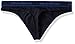 Emporio Armani Men's Essential Microfiber Thong, Marine, X-Large