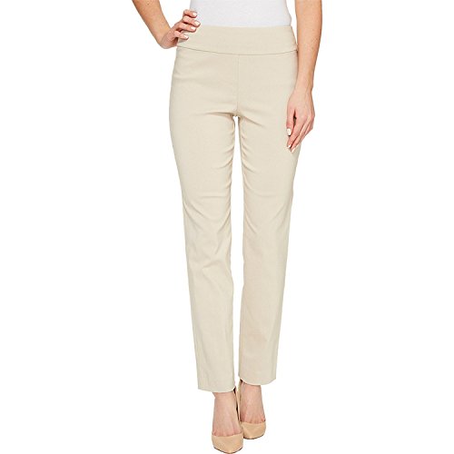 Krazy Larry Women's Pull On Ankle Pant Ivory Size