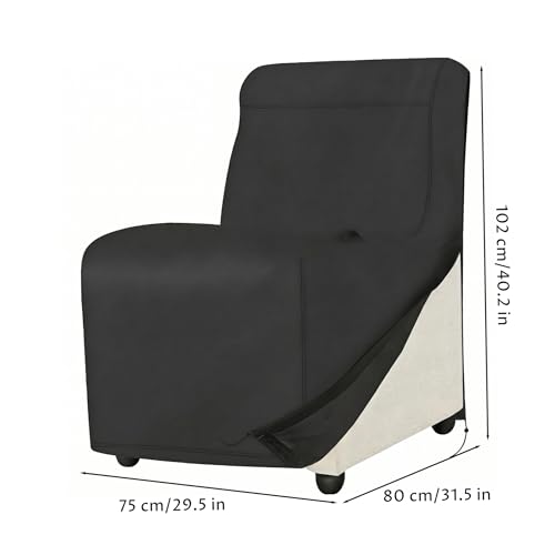 Housse chaise inclinable Oxford 600D imperméable et résistante pour fauteuil