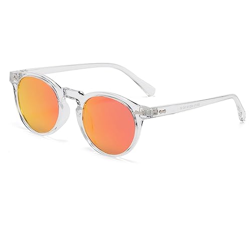 Image of Vintage Polarized Sunglasses for Men Women Round Retro Classic Fashion Eyewear UV400 Protection Sun Glasses