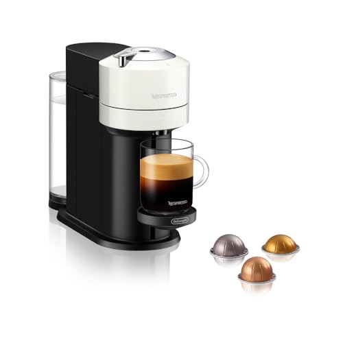 Nespresso Vertuo Next Single Serve Coffee and Espresso Machine by De'Longhi, White