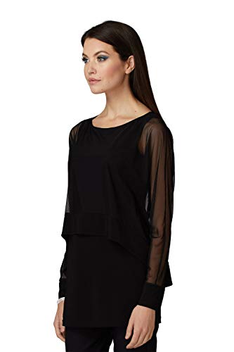 Joseph Ribkoff Black Tunic Style 201429 (Size 4) #TOP1
