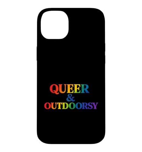 Queer Outdoorsy ���C���{�[ �n�C�L���O �L�����v ���R �X�}�z�P�[�X iPhone 14 Plus �p