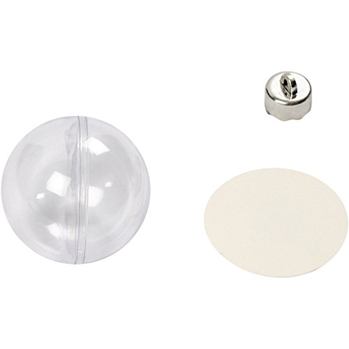 Creativ Company 52142 Christmas Bauble Ornament, Acrylic, Transparent, 8-Piece (s), 60 mm - Image 3
