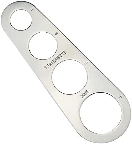 Ragnify Stainless Steel Spaghetti Measurer Tool Pasta Portion Control Gadgets with 4 Serving Portion Cooking Tool