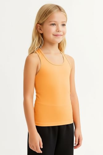 Image of Kurve Premium Girls Seamless Supersoft Wide Strap Comfortable Racerback Tank (Made with Love in The USA)