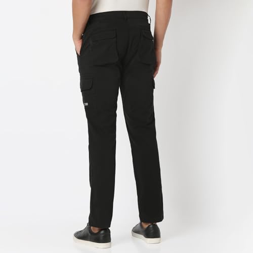 Image of Spykar Men's Regular Cargo Pants