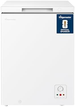 Fridgemaster White Chest Freezer, 97L Capacity, MCF100E， Freestan...