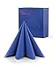 Produktbild Prime Guest Servietten BLAU | Premium Edition für Hochzeiten und Feiern | aus Prime Guest Airlaid | stoffähnlich | 50er Packung | 50 Stück | 40 x 40 cm | ¼ Falz