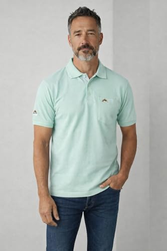 Image of Men Regular fit Polo Neck Front Pocket ||Pocket Embroidery Casual Wear T-Shirt||Half Sleeve Side on Sleeve Embroidery|| Button Closer t Shirt for Men