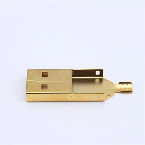 Conectores USB 2.0 tipo A para soldar componentes macho o hembra con adaptador DIY 3 en 1 2