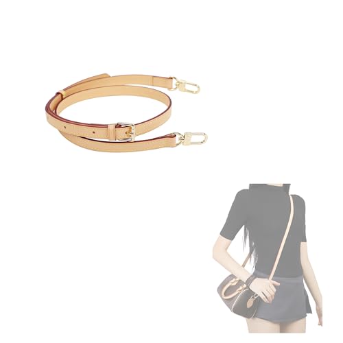 Image of DGAZ Vachetta Leather Adjustable Crossbody Strap for Speedy Bag with Gift Box, Handmade Shoulder Strap