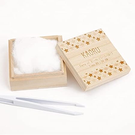 Amazon 名入れ へその緒ケース パターン 千鳥 チェック トロピカル ママと赤ちゃんの絆を大切に保管 メモリアルボックス 2468 へその緒入れ ベビー マタニティ 通販