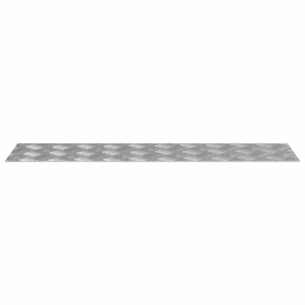 SYDE Stopnie aluminiowe 2 szt. 80 x 20 cm srebrny