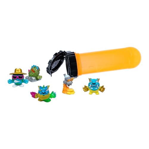 MrBeast Lab Swarms Series 2 Atomic Lab 5 Pack – Collectible Micro Beasts, Add Water & Shake Test Tube to Reveal 2 of 5 Surprise 1" Figures, 85 to Collect, Mystery Teams, Fun Unboxing Toy for Kids 5+