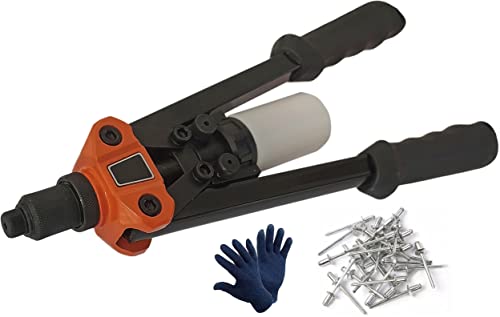 Dumdaar Portable 13 Inch Heavy Duty Mini Hand Riveter Blind Rivet Gun ...
