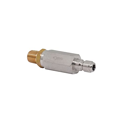 Valley Industries Pressure Washer Nozzle Filter - 1/4" QC x 1/4" MNPT, 5000 PSI, 10.5GPM