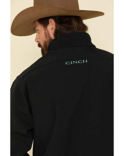 Image of Cinch Men's Logo Solid Softshell Bonded Jacket