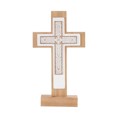 TRENDIN Wooden Standing Cross Decor for Table...