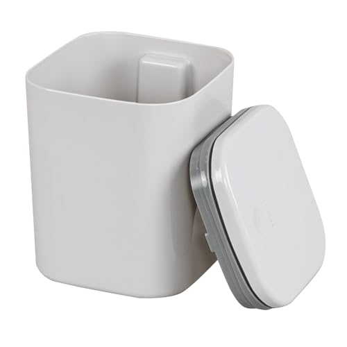 Caneca de basura mini escritorio plástico con tapa 2 L miniatura 7