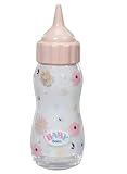 BABY born Magische Flasche - Rosa Puppenflasche mit realistischem Effekt - Trinkflasche für Puppen - Hochwertiges Puppenzubehör - Geeignet für Kinder ab 1 Jahr