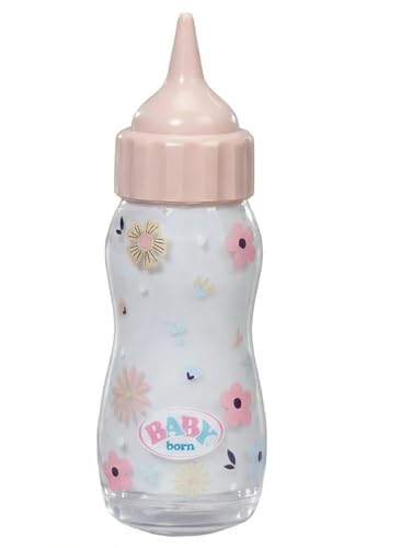 BABY born Magische Flasche, Puppenzubehör, Trinkflasche für Puppen mit realistischem Effekt, 838570 Zapf Creation, Rosa