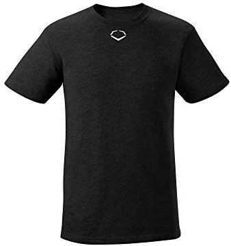 EvoShield Youth Heather Short Sleeve Tee - Black, Medium