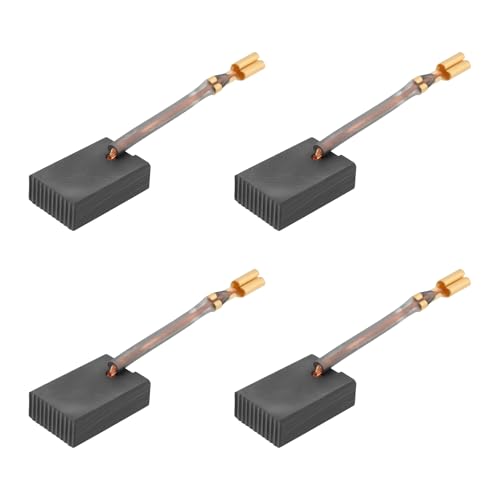 Be In Your Mind Lot de 4 balais de charbon de rechange pour moteur - 6 x 12 x 18 mm - Convient pour outils électriques