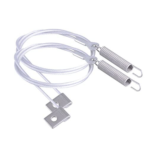 Mallofusa Car Convertible Top Side Tension Hold Down Cables Replacement Strong Steel Fit For Mazda Miata 1990-1997 1pair