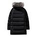 Letfool Men's Puffer Jacket Fashion Fall Winter Outdoor Thicken Coat with Fur Hooded Water-resistant Outerwear Cold Weather