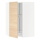 Photo Gallery ikea pensile ad angolo metod con giostra, 68x100 cm, bianco/effetto cenere luce askersund