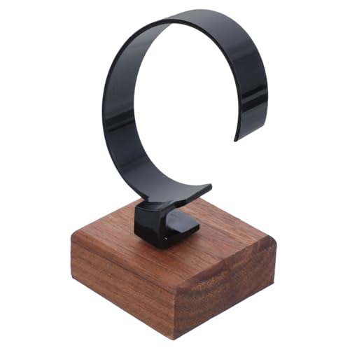 Hemobllo Supporto Espositore Orologi Polso in Legno con C Organizer Protettivo Antiscivolo per Orologi e Design e Resistente