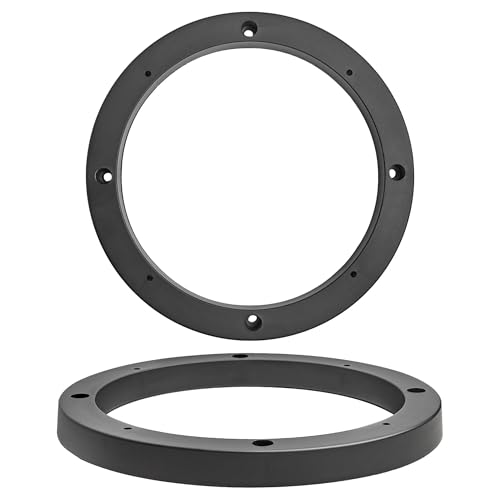 NuIth Universal 6.5 inch Car Door Speaker Mounting Ring Spacer Adapter