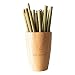 Eco rascals - Cannucce in bambù, lavabili e riutilizzabili, per bevande calde e fredde, realizzate con fori organici in bambù, confezione da 5