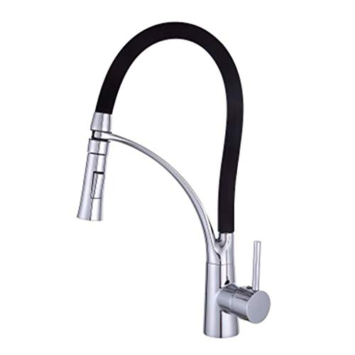 Waschraumarmaturen Wasserhahn Küche Kupfer Wasserhahn Teleskop Drehbare Spüle Wasserhahn Heiße Und Kalte Badezimmer Wasserhahn (Color : Gold, Size : 40.5 * 25cm) Cover