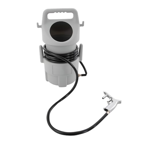 Pistola de chorro de arena, arena portátil neumática para decapado óxido de metal, depósito de aluminio HDPE 22 kg capacidad 50 lbs con manguera 4,5 m, herramienta de chorro de arena para auto