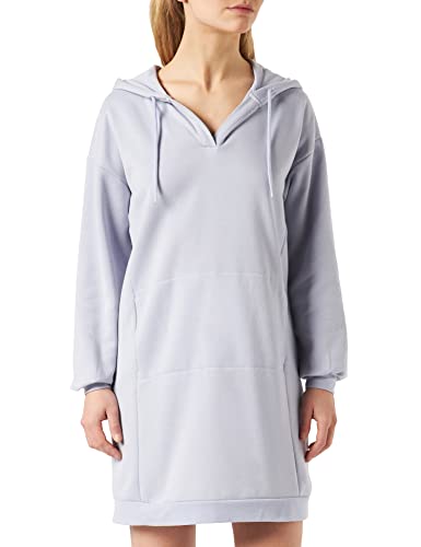 ONLY Onlsweet robe sweat à capuche avec patte boutonnée