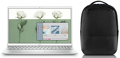 Image of Dell Inspiron 5502 15.6 Inch FHD 11th gen Laptop (i5-1135G7 / 8GB / 512 SSD / MX330 2GB Card Nvidia Graphics Card /Win 10 + MS Office H&S /Silver) D560364WIN9S Pro Slim Backpack 15 - PO1520PS