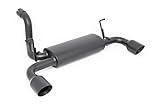 Rough Country Black Performance Dual Outlet Exhaust for 18-25 Jeep JL - 96003