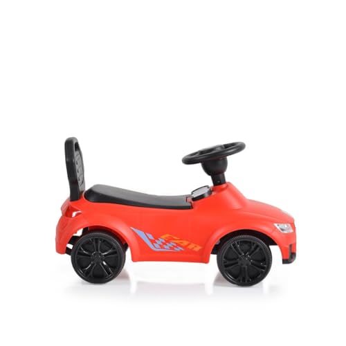 Moni Kinder Rutschauto Victory 321, Musikfunktion, Staufach unter dem Sitz, Farbe:rot – Bild 5