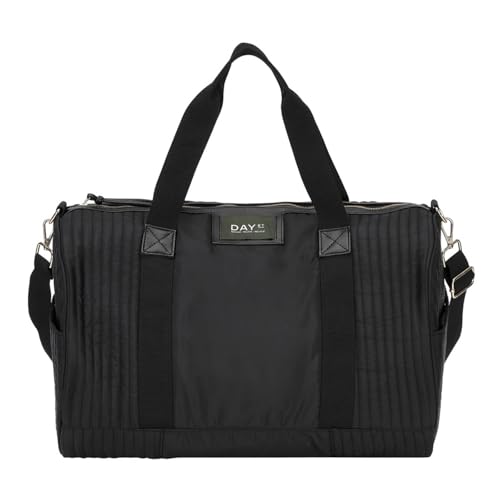 Image of DAY ET Travel Bag Shoulder Bag Gweneth Quilt Weekend Bag Black